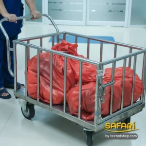 ถุงขยะสีแดงในโรงพยาบาล