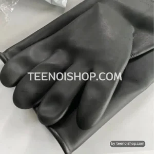 ถุงมือยางดำ ตราTiger Tex เนื้อหนาและยาวพิเศษ